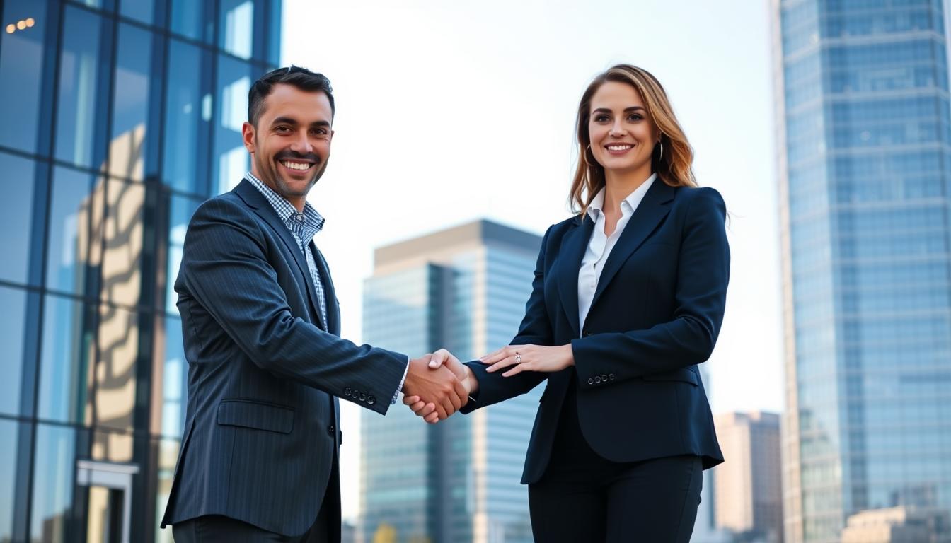business partners in Germany